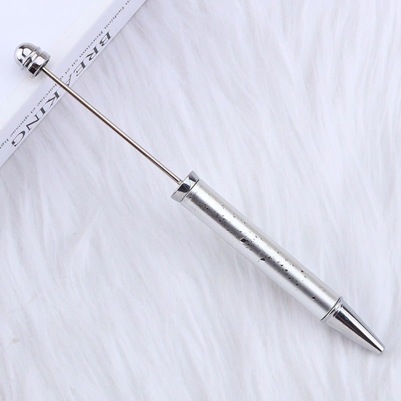 Wholesale Beadable Pensdiy UV Electroplating Starry Sky Sequins Gradient Beaded Ballpoint Pen